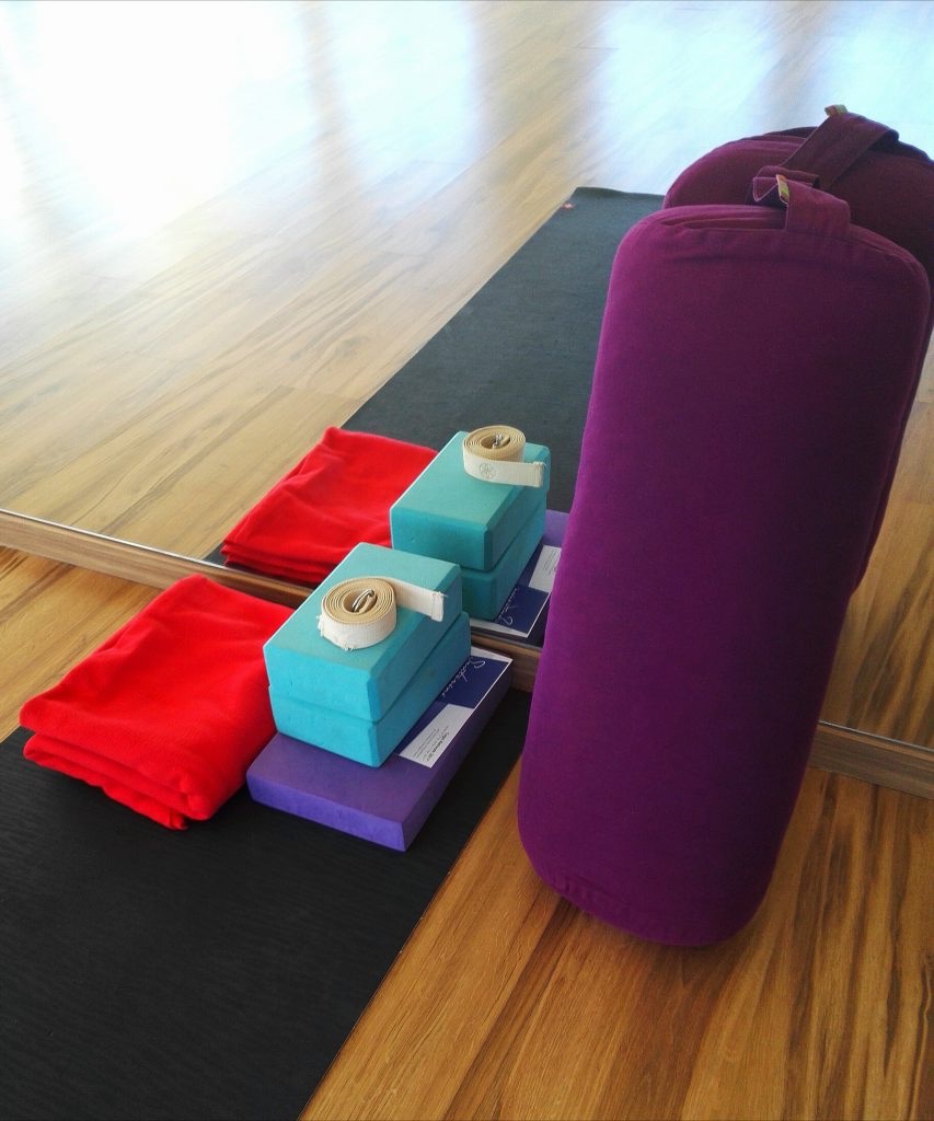 Yoga bolster, restorative yoga